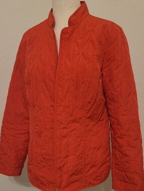 Chico's Quilted Lightweight Zip Jacket